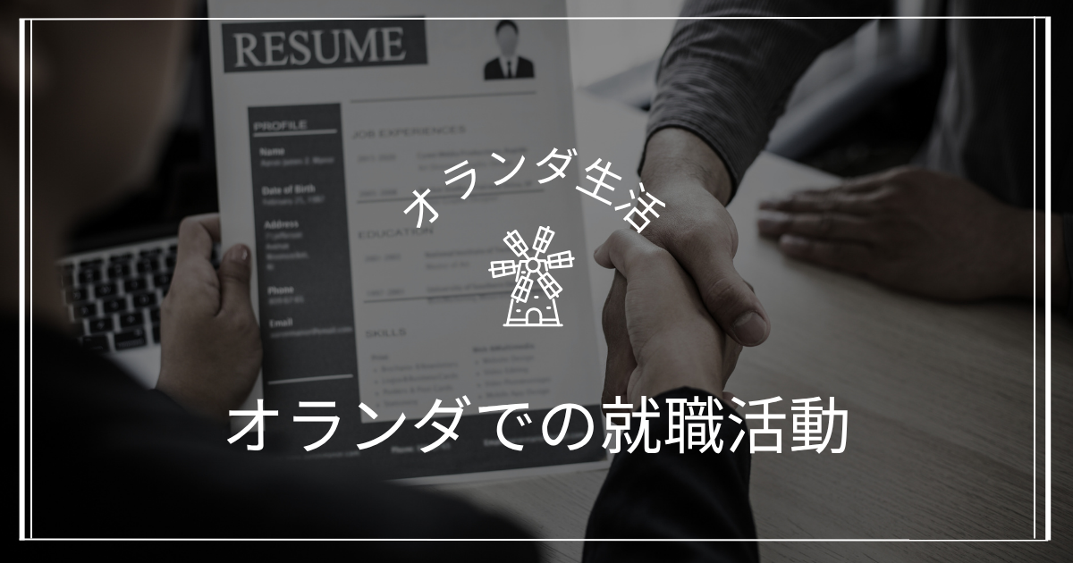 オランダ就活